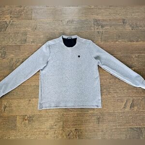 Fox Women's Light Gray Rise Crewneck Sweatshirt sz medium